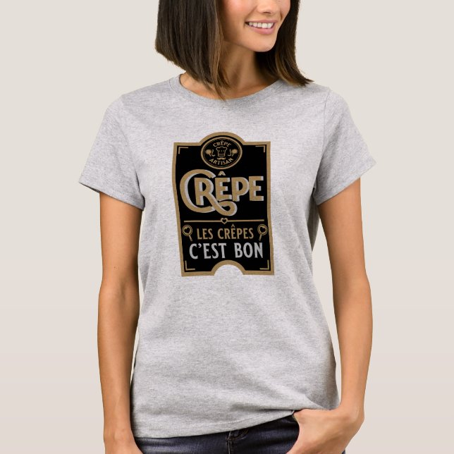 Camiseta Crepes francesas (Anverso)