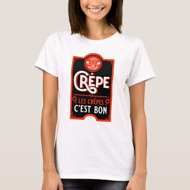 Camiseta Crepes franceses (Anverso)
