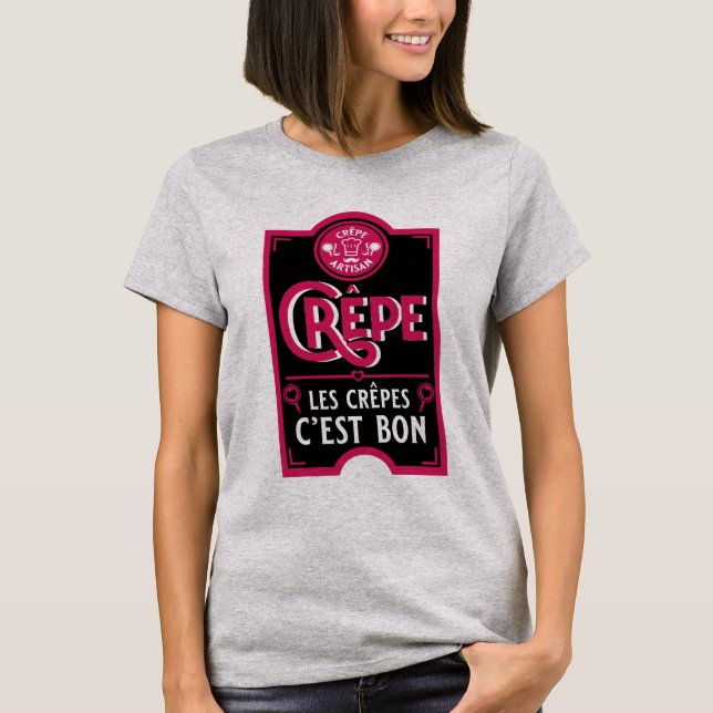 Camiseta Crepes franceses (Anverso)