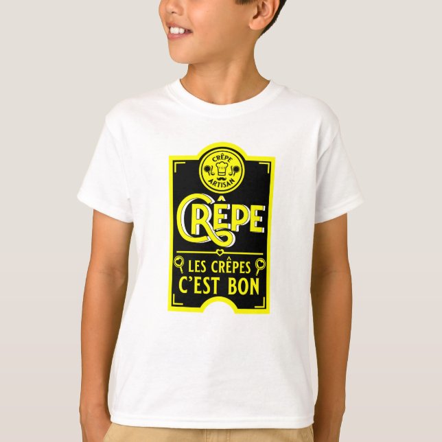 Camiseta Crepes franceses (Anverso)