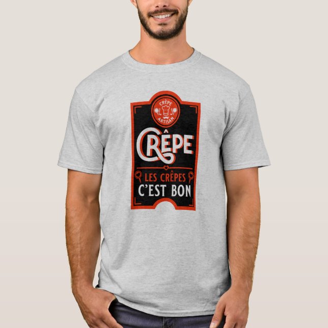 Camiseta Crepes franceses (Anverso)