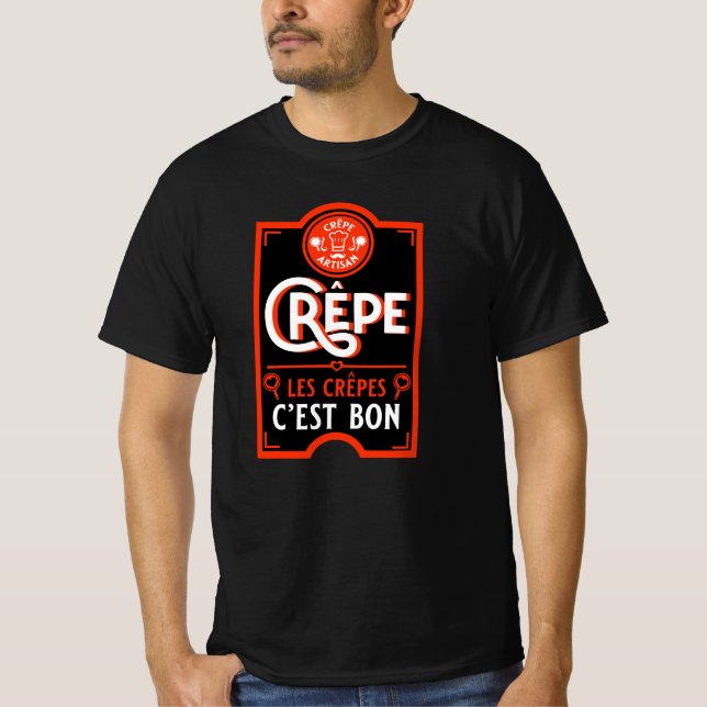 Camiseta Crepes franceses (Anverso)