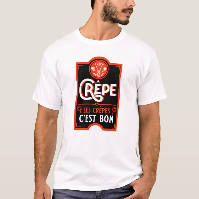 Camiseta Crepes franceses (Anverso)