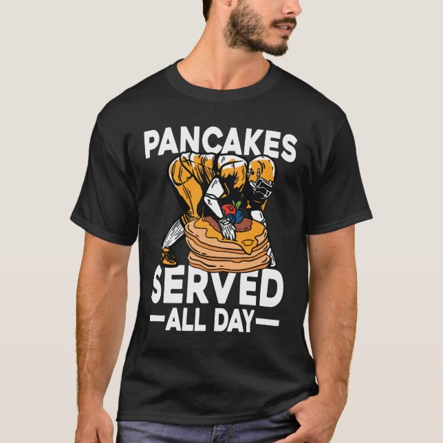 Camiseta Crepes servidas todo el día - Fútbol (Anverso)