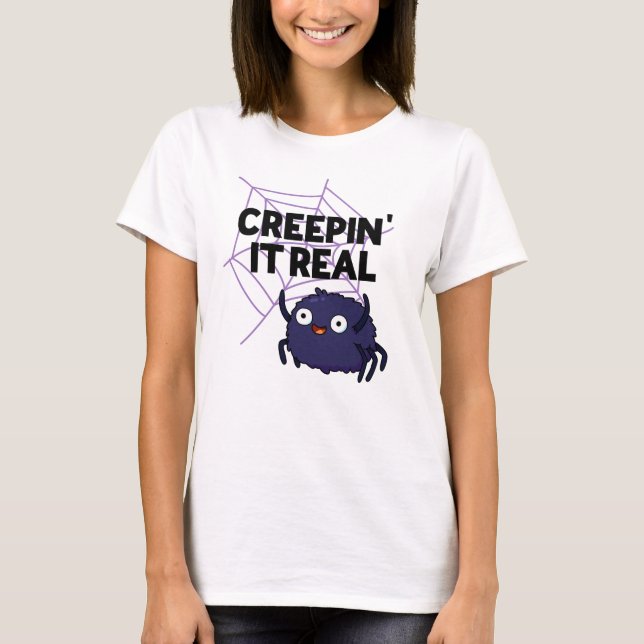 Camiseta Crepteando un auténtico bollo de araña de Hallowee (Anverso)