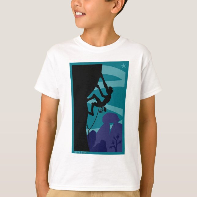Camiseta crepuscular de Kid´s del escalador (Anverso)