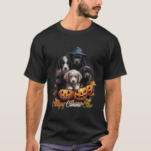 Camiseta Crepúsculo Cañón Perro Bruja Halloween