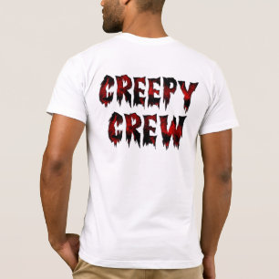 Camiseta Crepúsculo Crew Halloween Party Tipografía de sang