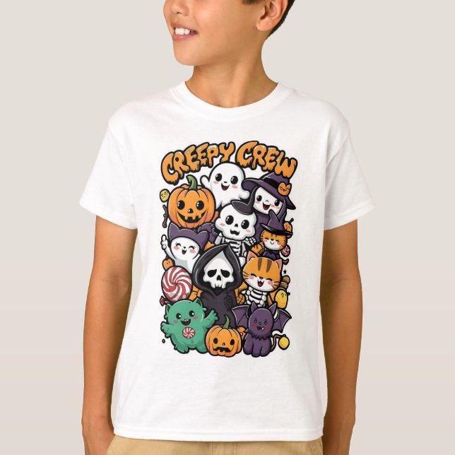 Camiseta Crepúsculo Para Niños Y Adultos Gracioso Halloween (Anverso)