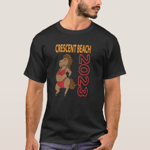 Camiseta Crescent Beach Vacation 2023