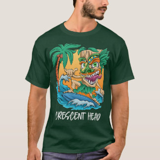 Camiseta Crescent Head Australia Palm Tree Surfing Beach Va
