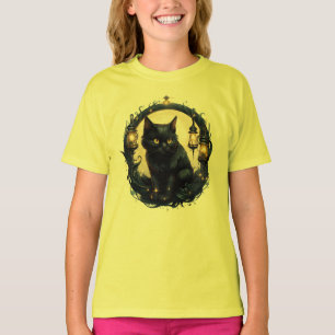 Camiseta Crescent Moon Cat
