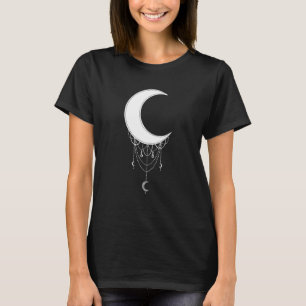 Camiseta Crescent Moon Gótico estético Soft Grunge Gótico W