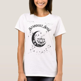 Camiseta Crescent Moon Stardust Soul Tee gráfico