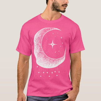 Camiseta Crescent Moon With Stars Event Sky Nighttime Lun