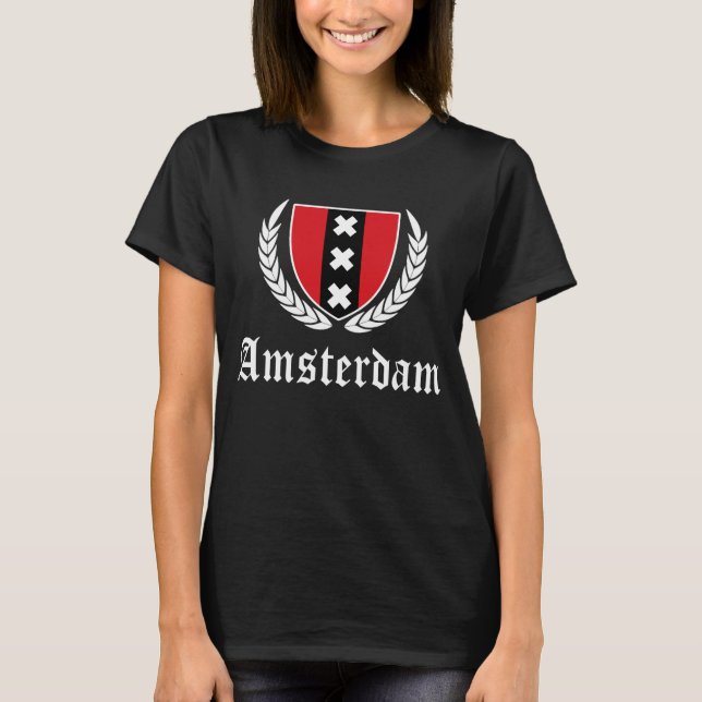 Camiseta Crest de Ámsterdam (Anverso)