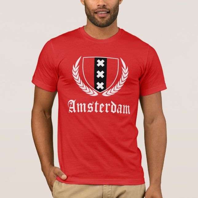 Camiseta Crest de Ámsterdam (Anverso)