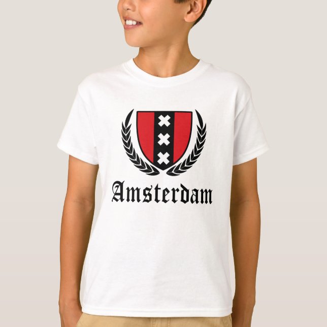 Camiseta Crest de Ámsterdam (Anverso)