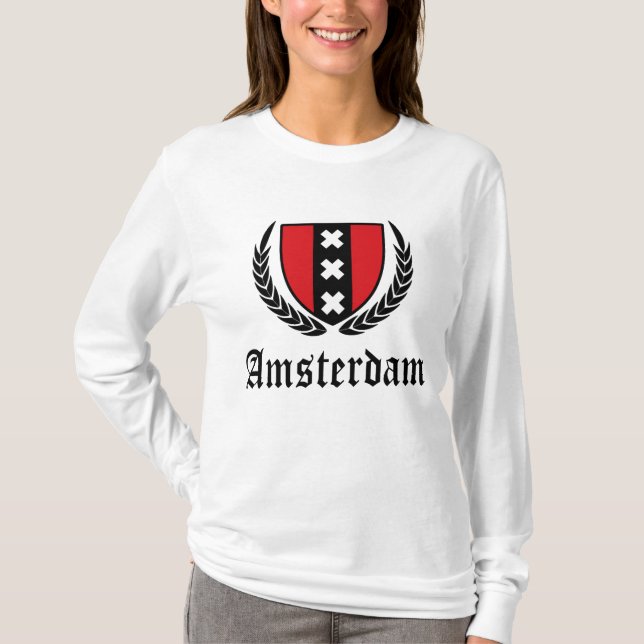 Camiseta Crest de Ámsterdam (Anverso)