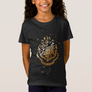 Camiseta Crest de HOGWARTS™ dorado brillante
