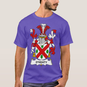 Camiseta Crest familiar OKeaty Coat of Arms