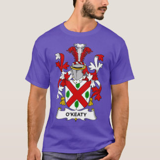 Camiseta Crest familiar OKeaty Coat of Arms