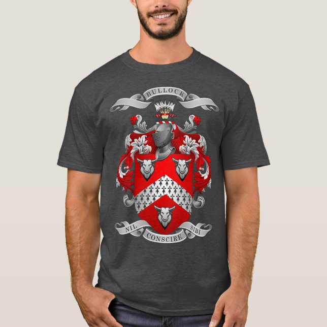 Camiseta Crest T-Shirt de la familia Bullock (Anverso)