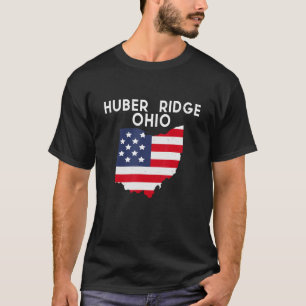 Camiseta Cresta de Huber Ohio EE. UU. Estado América Viajar