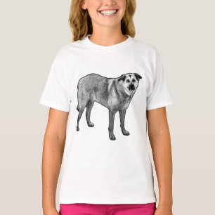 Camiseta cresta de medio tono calma, mezcla tibetana