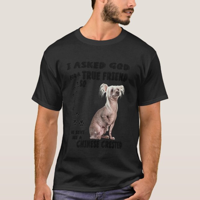 Camiseta Creste chino dice que papá de mamá disfrazó Pu sin (Anverso)