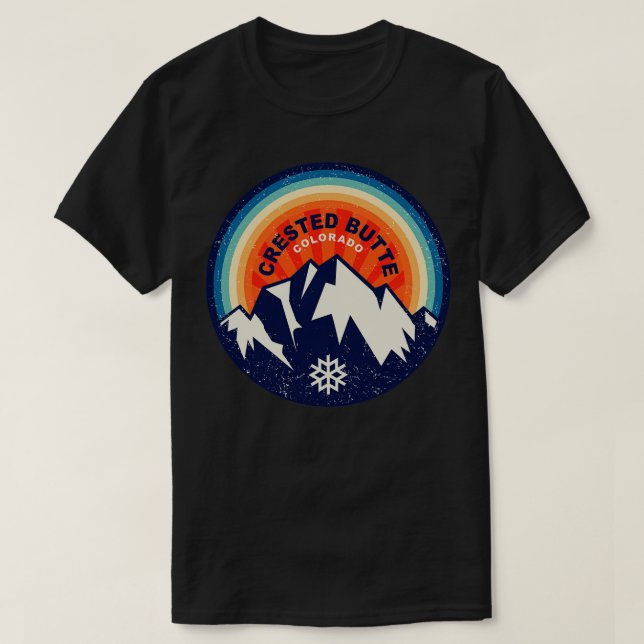 Camiseta Crested Butte Colorado (Diseño del anverso)