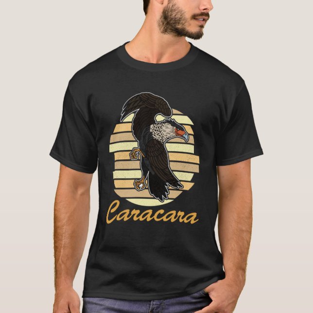 Camiseta Crested caracara birds biologist ornithologist bir (Anverso)