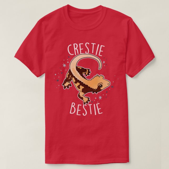 Camiseta Crested Gecko Lizard Reptile Crestie Bestie (Diseño del anverso)