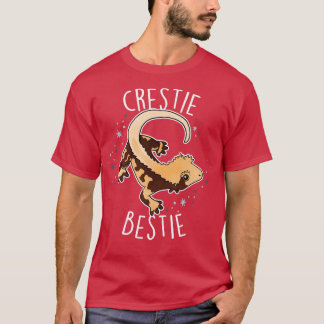 Camiseta Crested Gecko Lizard Reptile Crestie Bestie