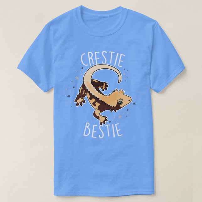 Camiseta Crested Gecko Lizard Reptile Crestie Bestie (Diseño del anverso)