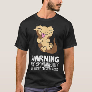 Camiseta Crested Gecko puede hablar espontáneamente sobre C