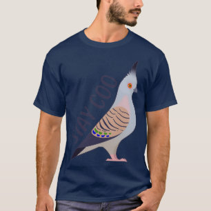 Camiseta Crested Pigeon Stay Coo 2
