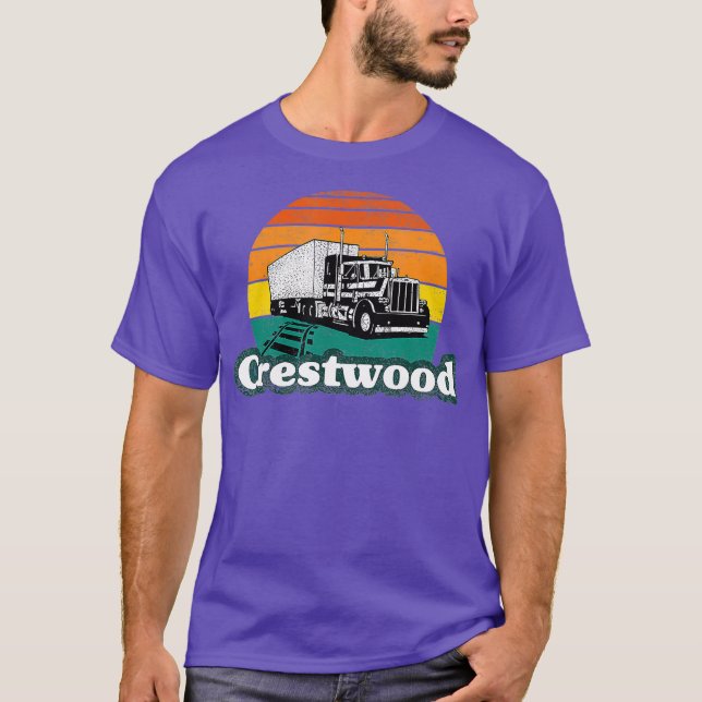 Camiseta Crestwood Kentucky KY Semi de Turismo (Anverso)