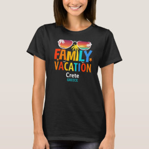 Camiseta Creta vacaciones familiares en las islas más bella