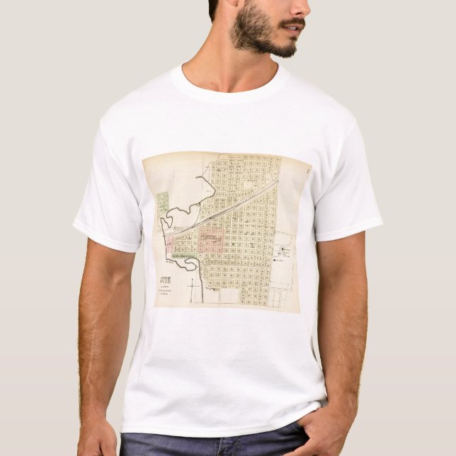 Camiseta Creta y el condado de Saline, Nebraska (Anverso)