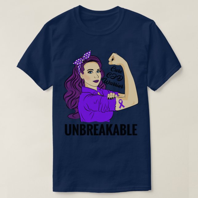 Camiseta Creutzfeldt Jakob Enfermedad Curación de Concienci (Diseño del anverso)