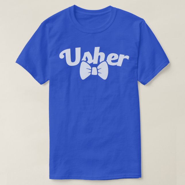 Camiseta Crew de Grooms Usher Bacheler (Diseño del anverso)