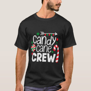 Camiseta Crew de Navidad Caña de Caramelo para Muj