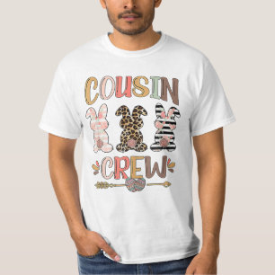Camiseta Crew Leopard Easter Bunny Rabbit