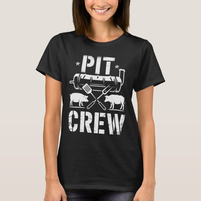 Camiseta Crew Pit Grilling Bbq (Anverso)