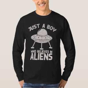 Camiseta Creyente Alien Ovni Chico Ciencia Ficción Extrater
