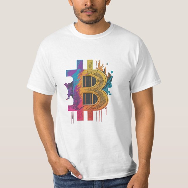 Camiseta Creyente criptográfico: Bitcoin** (Anverso)