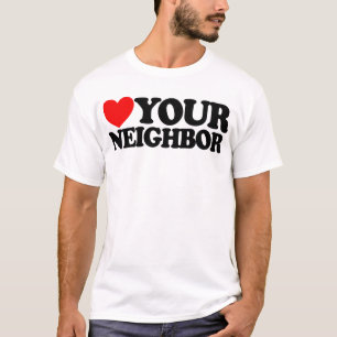 Camiseta Creyente de la fe cristiana ama a tu prójimo Jesús