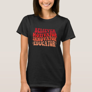 Camiseta Creyente Motivador Innovador Educador