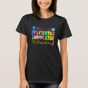 Camiseta Creyente Motivador Innovador Educador Maestro Cita